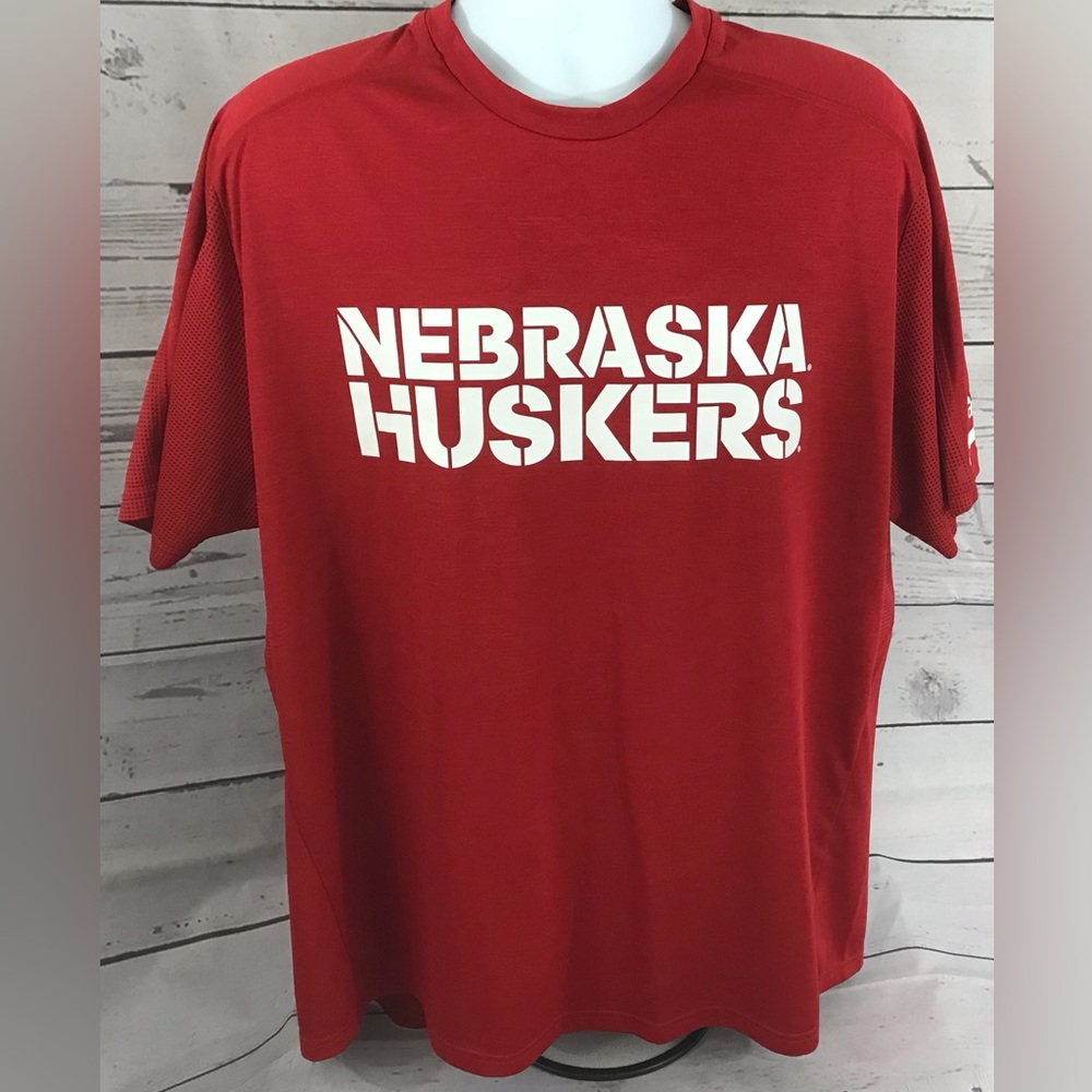 Nebraska Huskers Adidas Sideline Gear Men’s XXL - Gently Worn